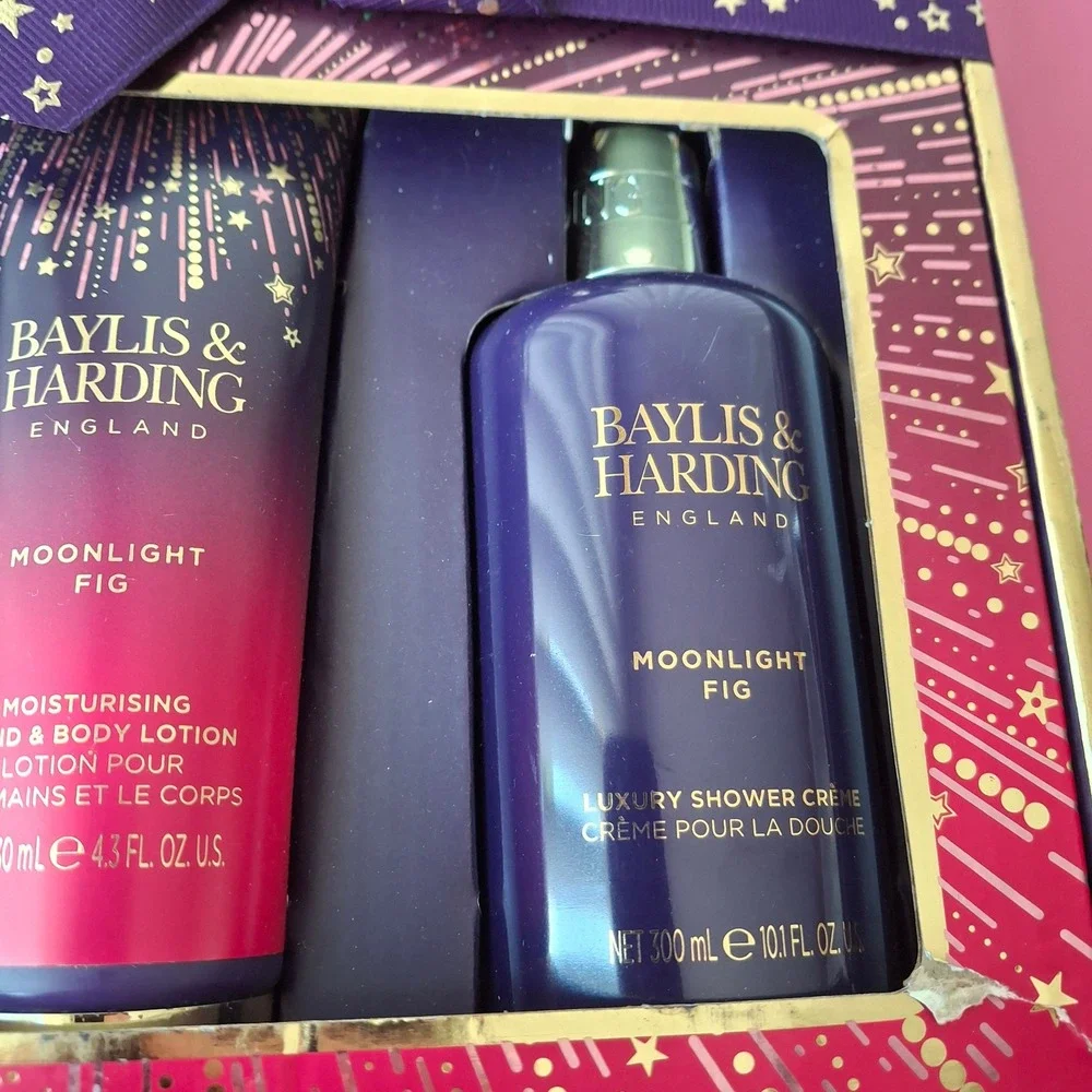Baylis & Harding Moonlight Fig 5-Piece Bath & Body Gift Set Lotion Butter Soap